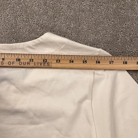 Spartina 449 Island Dress Women XLarge Beige Blue Peeples Song Floral Fringe - Picture 11 of 13